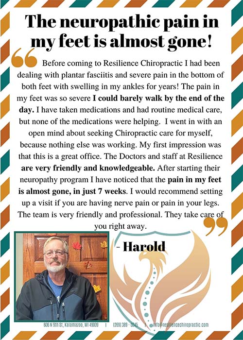 Chiropractic Kalamazoo MI Warrior Testimonial - Harold