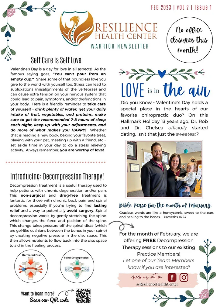 Chiropractic-Kalamazoo-MI-February-Newsletter