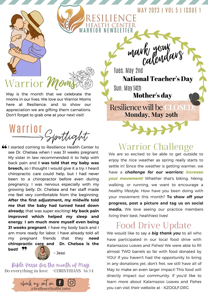 Chiropractic-Kalamazoo-MI-Newsletter-May-Issue-2023-1